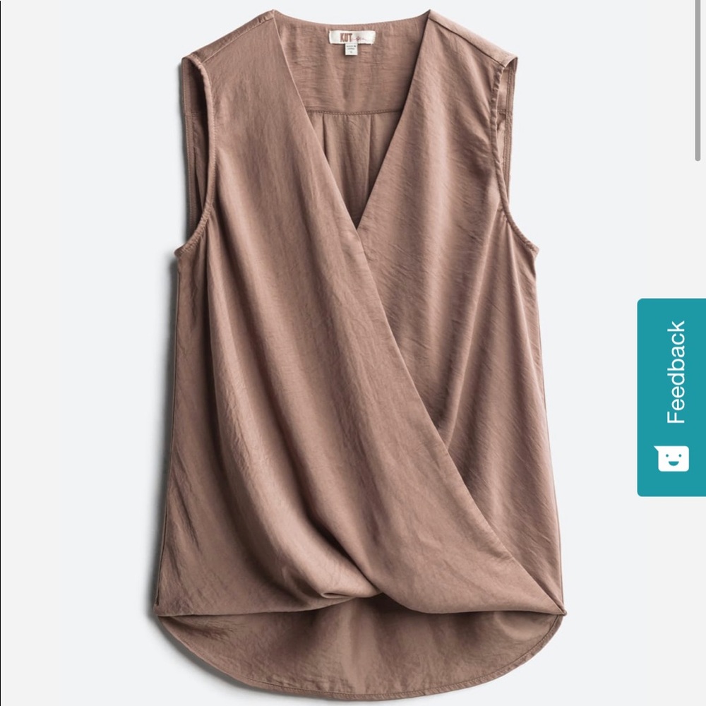 Kut from the Kloth Becky Surplice Top